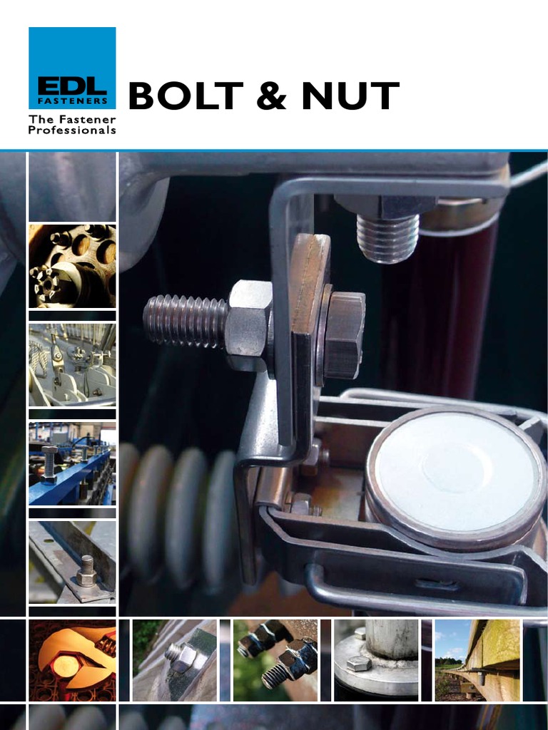 EDL Fasteners: Bolt & Nut Catalogue | PDF | Screw | Machines