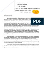 Dehydration of Fruit To Determine Moisture Content