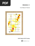 Getting Started With PRIMER 7 | PDF | Principal Component Analysis ...
