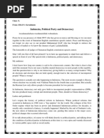 INDONESIA, POLITICAL PARTY AND DEMOCRACY.docx