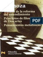 Spinoza - Tratado de La Reforma Del Entendimiento PDF