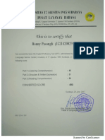 EPT Certificate