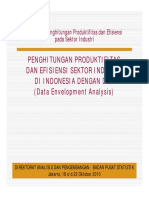 Analisis Final Produktifitas Sektor Industri PDF