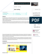 Solar Cooling - Seminar Report, PPT, PDF For Mechanical