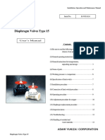 Diaphragm Valves Type 15: Installation, Operation and Maintenance Manual