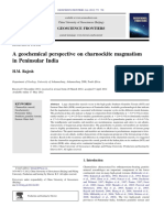 A Geochemical Perspective On Charnockite Magmatism in Peninsular India