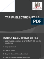 Tarifa Electrica Bt-At 4.3