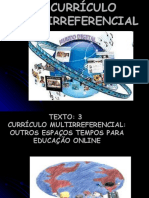 Currículo multirreferencial e educação online