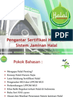 Pengantar Sertifikasi Halal - Rev.1 2018 PDF