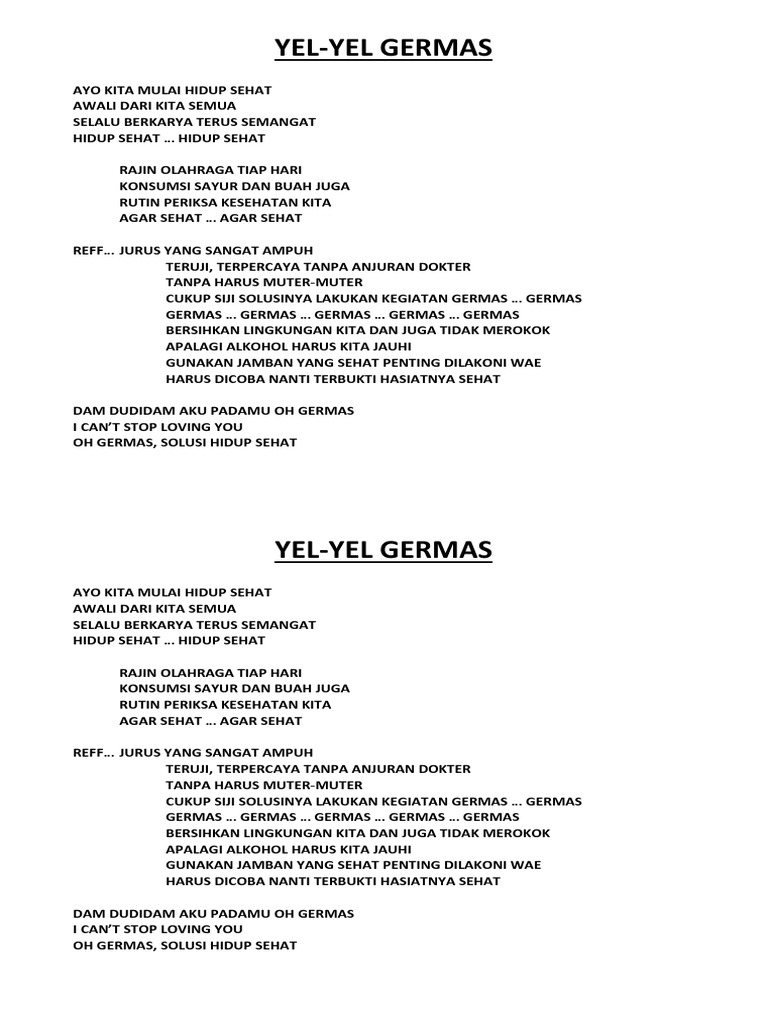 Yel Yel Germas