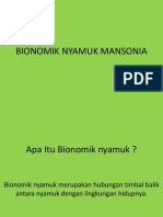 Bionomik Nyamuk Mansonia Entomologi