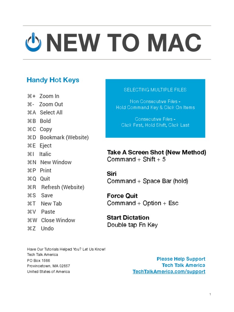 How To Use A Mac 2018 | PDF