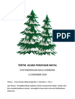 Tertib Acara Natal