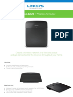 Linksys E1200 I Wireless-N Router