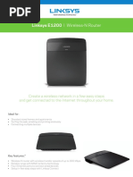 Linksys E1200 I Wireless-N Router