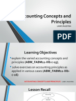 Accounting Concepts and Principles: Lanip - Palestina