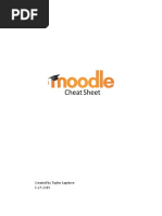 Moodle Cheatsheet