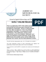 American Meteorological Society: Early Online Release