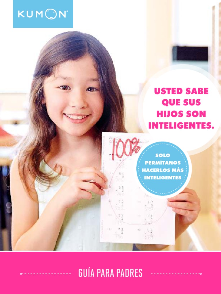Kumon Parents Guide | PDF | Prueba (evaluación) | Plan de estudios