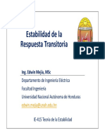 8 - IE415 (Estabilidad de Respuesta Transitoria) PDF