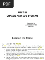 Unit Iii Chassis and Sub-Systems: Presented by A.Mohsin Ahmed Ap/Auto