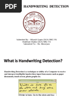 Handwritning Detection