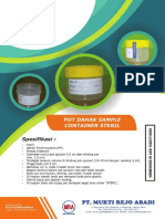 Brosur Pot Dahak Sample Container Steril