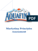 AquafinaMarketing Principles Assessment-MKT1205D