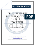 DU LLB 2017 Solution