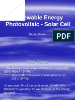 Photovoltaic Solar Cell 