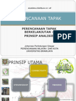 Perencanaan Tapak Sustainable Site Design - Prinsip Analisis