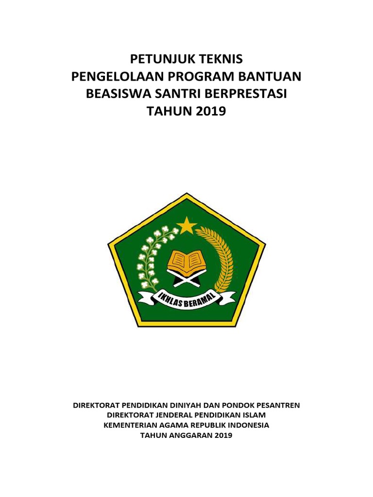 Juknis Pbsb Tahun 2019