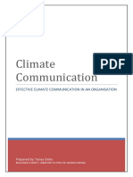 Effective Climate Communication in An Organisation