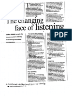 Field, The Changing Face of Listening