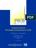 Trayectoria de la Psicología Comunitaria en Chile