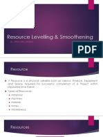 Resource Levelling & Smoothening