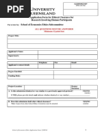 Unisa Research Ethics Application Checklist | PDF | Risk