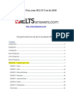How To Pass Your IELTS Test in 2018 PDF