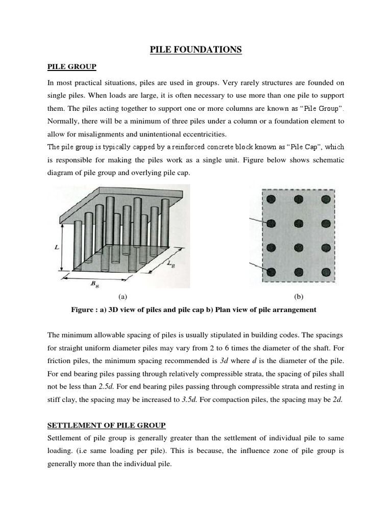 4-1 AFE Unit - 2 Pile Foundation Notes-1 | Download Free PDF | Deep ...