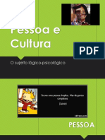 1 - Pessoa e Cultura