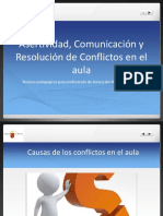 Asertividad Comunicación y Resolución de Conflictos en El Aula PDF