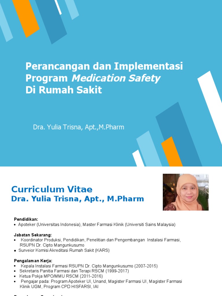 Medication Safety Program Design in Hospitals | PDF | Patient Safety ...