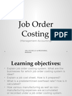 Job Order Costing - Sia and Medriano