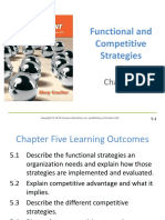 Functional and Competitive Strategies