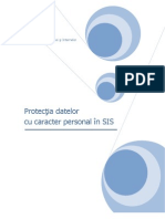 Protectia Datelor Cu Caracter Personal Sis