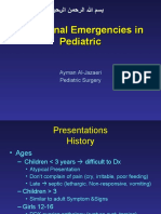 Abdominal Emergencies in Pediatric