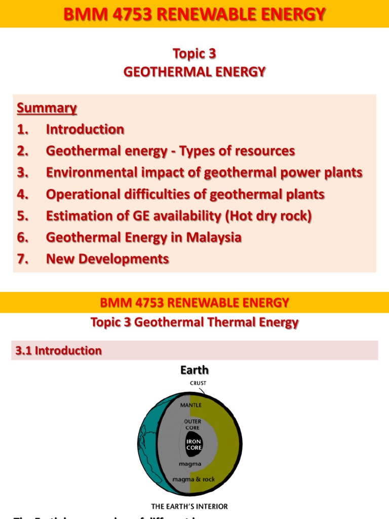 Geothermal Energy Pdf Pdf Geothermal Energy Power Station