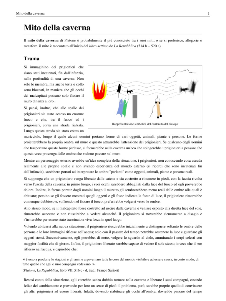 Il Mito Della Caverna Testo Pdf
