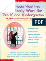 Classroom Routines That Really Work For Pre-K and Kindergarten PDF