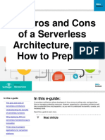 The Pros and Cons of A Serverless Architecture and How To Prepare